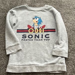 Sonic the hedgehog, crewneck sweatshirt